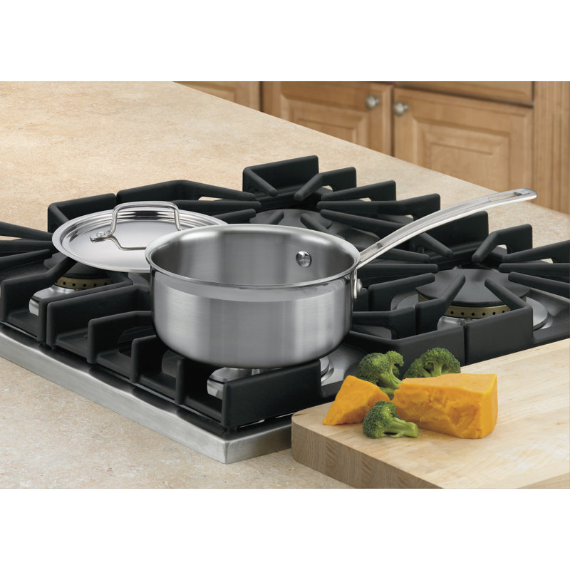 Cuisinart Stainless Steel Saucepan with Lid, 1.5 Quarts