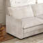 Canapé modulaire en velours côtelé avec repose-pieds Clintin-111655580