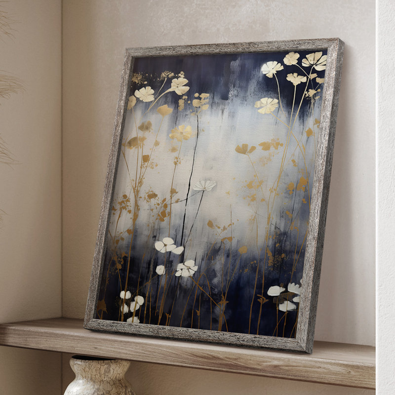 FLORAL Series CCCXCI Framed Print - Solid Wood, 21" H x 17" W