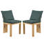 Chaises de salle à manger en bois d'hévéa Hadley-123514958
