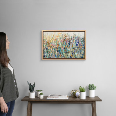 Thicket Wildflowers by Timothy O'Toole Painting Print on Canvas Wall Art