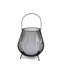 9.65 In H Metal Wire Lantern With Solar Ball And Handle