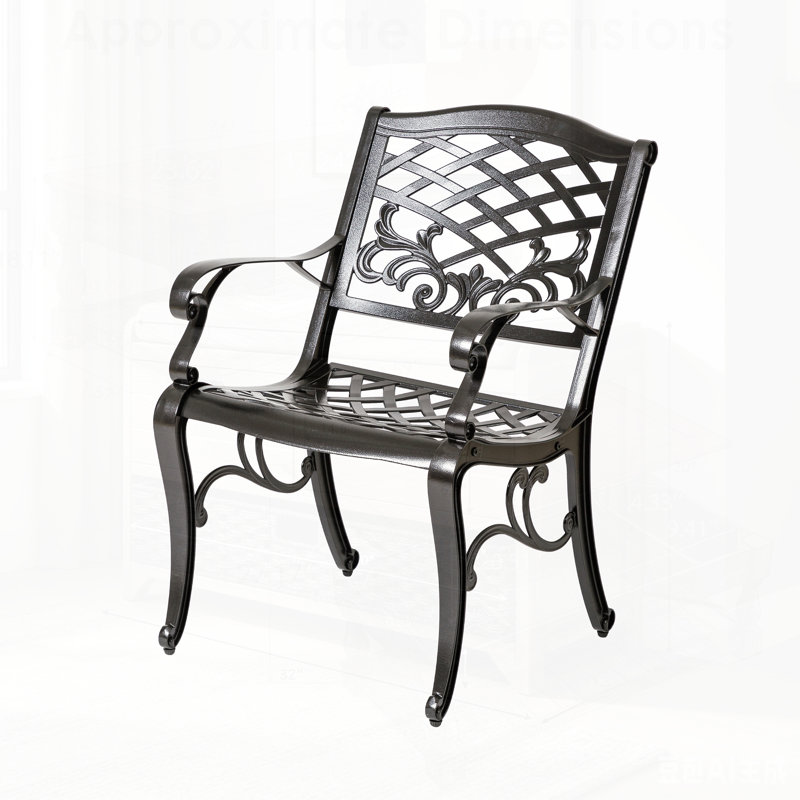 Ensemble de 2 chaises avec accoudoirs Phoenix, conception ergonomique avec rembourrage confortable et fabrication durable pour la vie moderne.