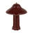 Stoneware Table Lamp with Metal Accent