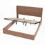 Base de lit plateforme en bois avec rangement relevable-826710342-826710337