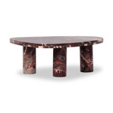 Zion Coffee Table - Small Table - Merlot