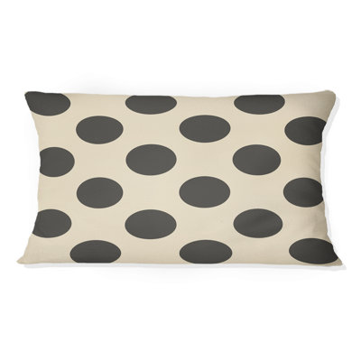 Polka Dot I - Glam Lumbar Pillow