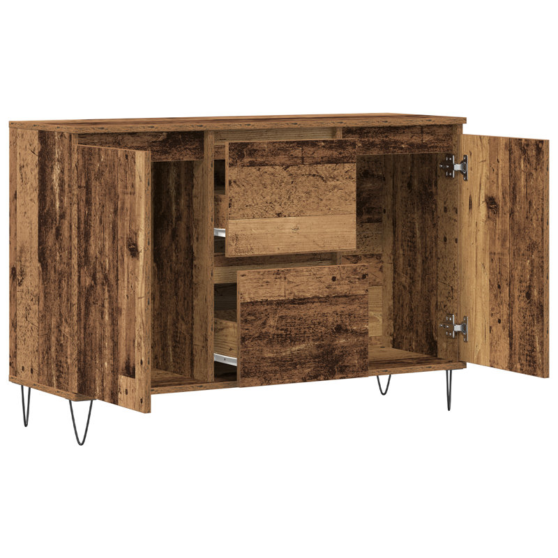 Alannys 104cm Sideboard, Old Wood