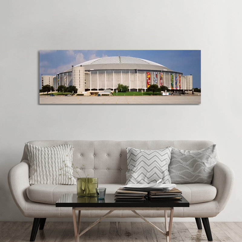 Baseball Stadium, Houston Astrodome, Houston, Texas, USA - Wrapped Canvas Panoramic Print, 182.88 cm H x 60.96 cm W