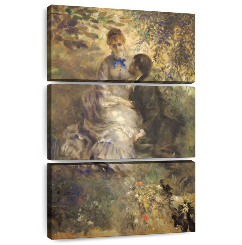 Hardie The Lovers 1875, H 38 po x l 24 po