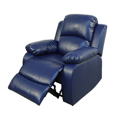 Azuredee 38.5" Wide Faux Leather Manual Standard Recliner by Latitude Run