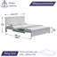 Norlina Solid Wood Bed with Mattress-1523435878
