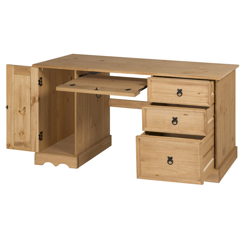 Bridewell Solid Wood Solid Wood Computer Desk
