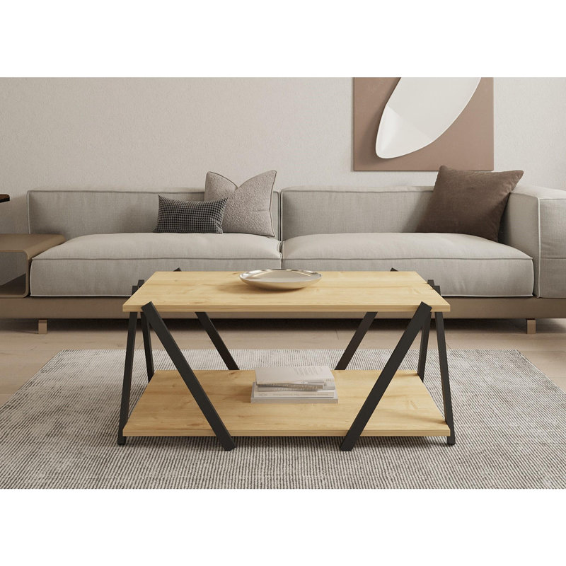 Glorias Coffee Table, Sapphire Oak