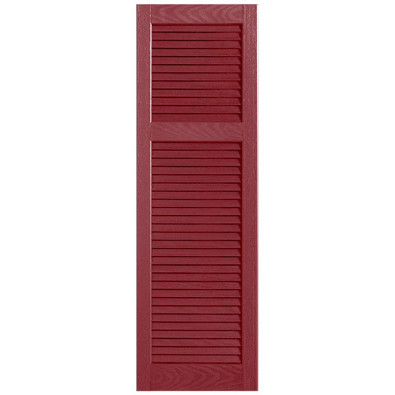Paire de volets à persienne droite, Canneberge, 12 po, 45 po