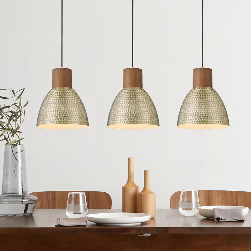 Kitchen Island Table Hammering Pendant Light