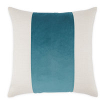 LV Blue Art Throw Pillow by DG Design - Pixels