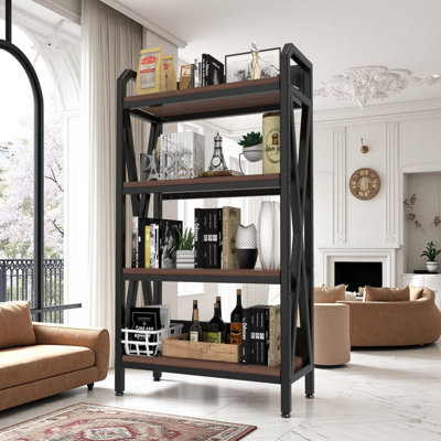 Tablettes de rangement à 4 niveaux 55 po Bakers Rack