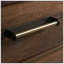 Commode 4 tiroirs, finition brune