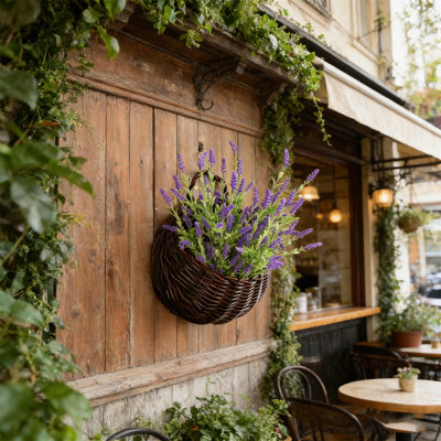 Wall-Mounted Artificial Flower