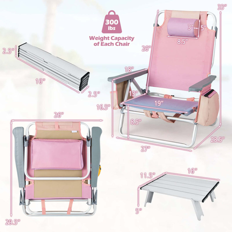 Selphie Folding Beach Chair