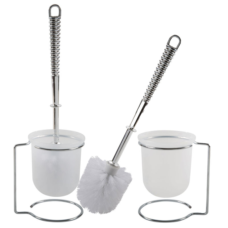 Bath Bliss Toilet Brush Set and Toilet Brush and Holder