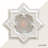 Eight Pointed Star Chandelier Ceiling Medallion