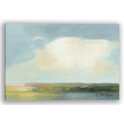 «Peaceful Sky» par L. Phillips - reproduction d'art sur toile tendue