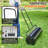 Push Lawn Roller 17 Gal, Steel, Black
