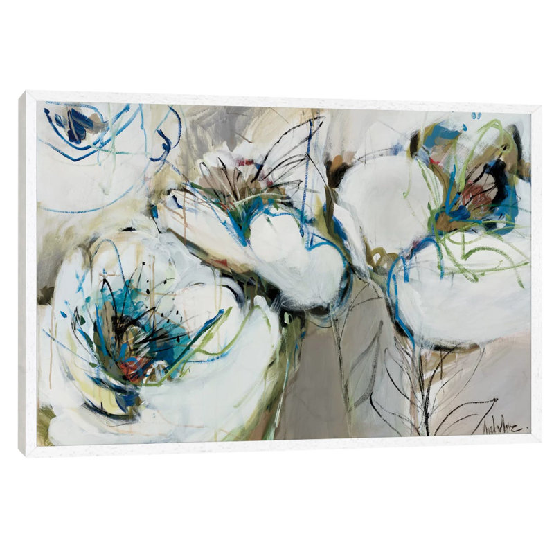 Sundance by Angela Maritz - Print on Canvas, White Framed, 20.32 cm H x 30.48 cm W