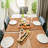 Manufactured Wood Solid Colour Rectangle Placemat