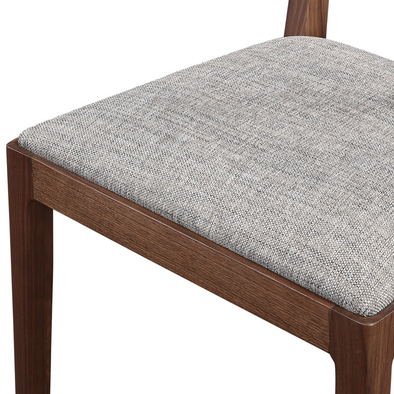 Chaise d'appoint Holmes, Tissage brun brun