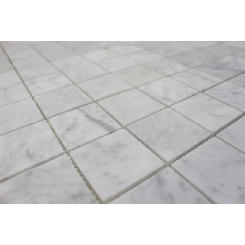 2x2 MOSAIC POLISHED, Bianco Carrara