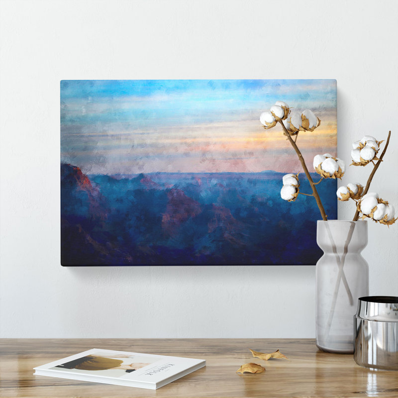Ocean Wide - Wrapped Canvas Painting, 35cm H x 50cm W x 3cm D