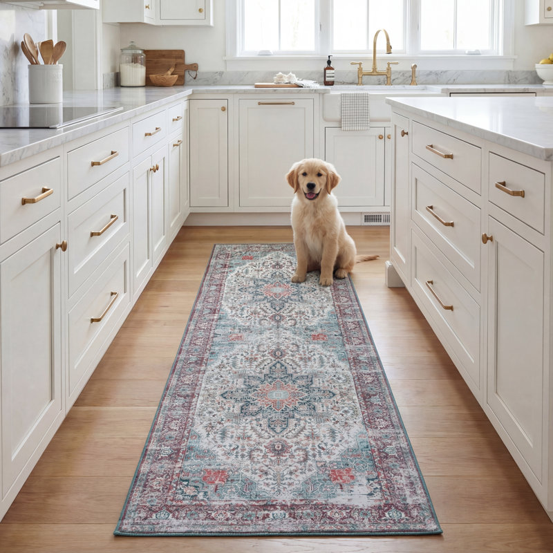 Tucson Performance Machine Washable Oriental Rug, Runner 2'6" x 8'