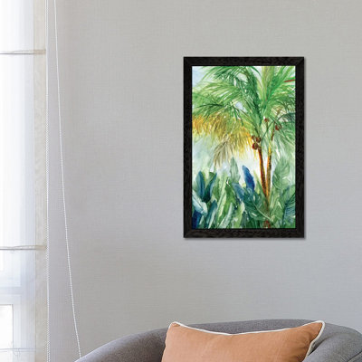 Vintage Palm I by Carol Robinson - Painting on Canvas