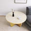 Table basse ronde en bois de chêne-1389961478