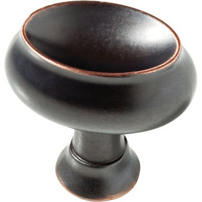 (5 Pack) (2-Pack) 1-3/8 inch Bradley Knob Bronze with Copper Highlights