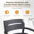 5-Piece Outdoor Pedestal Dining Set, 44" Rounded Square Sintered Stone Table With Flared Base And 4 Swivel Rockers, Sunbrella Cushions, Rust-Free Aluminum, Weather-Resistant, For Patio Or Deck