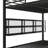 Spacious Queen Bunk Bed Metal Modern Family Space-saving