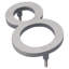 24 in. H Reflective Weather Resistant Self-Adhesive Surface Mount Floating Mount House Number-1747342041-1752730948