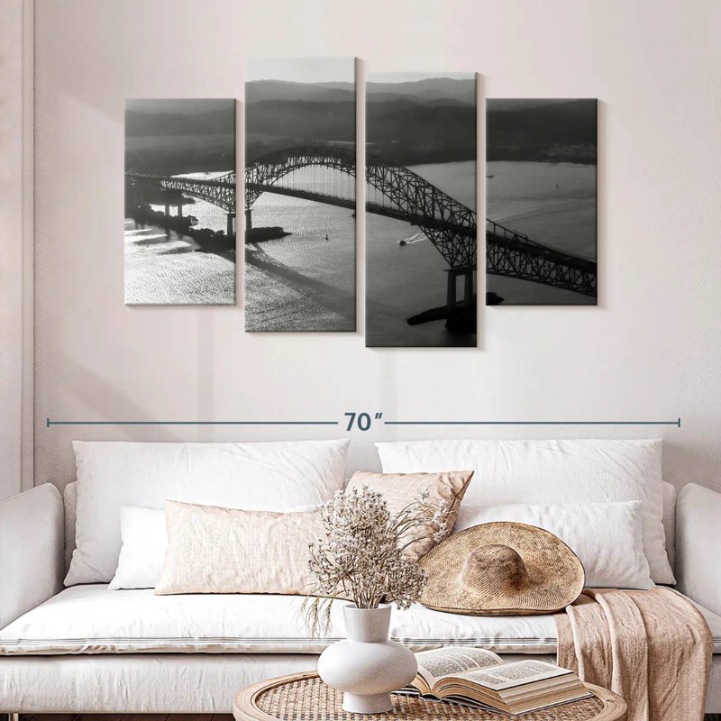 Pont des Amériques, H 32 po x l 52 po
