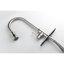 Robinet de cuisine en nickel brossé avec poignée simple et bec rotatif à 360 ° en acier inoxydable-755318145