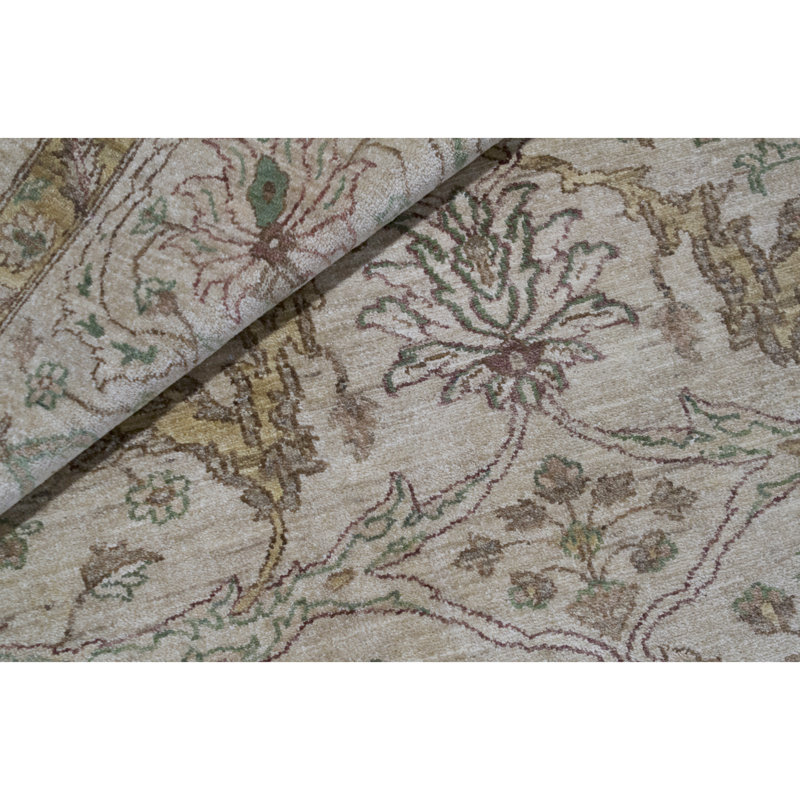 Sultanabad Wool Oriental Area Rug in Cream