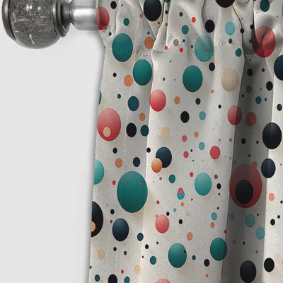 Motif artistique à pois Splendor - rideau abstrait - rideau occultant - 1 panneau