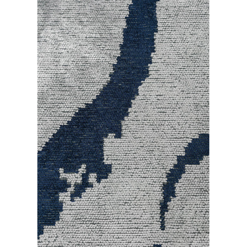 Debartolo Abstract Hand Loom Indoor / Outdoor Area Rug, Rectangle 6'7" x 9'10"