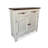 White Solid Wood Shoe Storage Bench