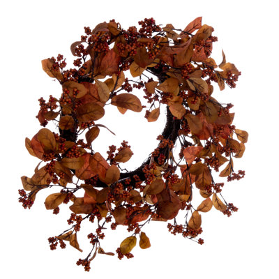 Faux Grapevine Polyester 22'' Wreath