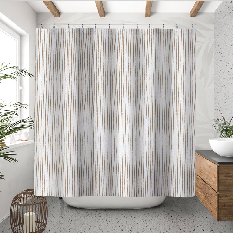Coco Shower Curtain, Beige