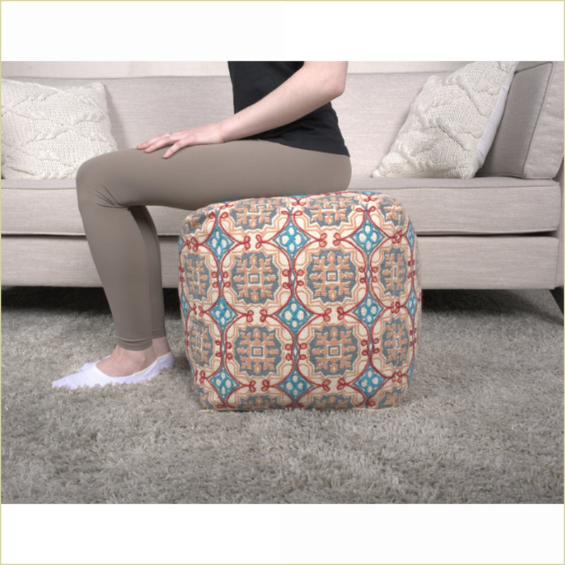 Repose-pieds, repose-pieds et repose-pieds multicolore Rustic Elegance | Multicolore | Tissu